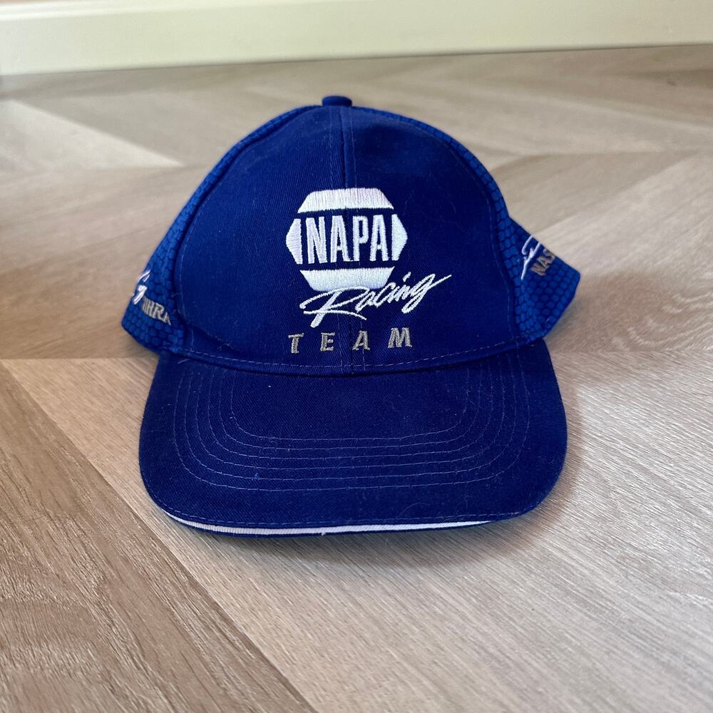 Napa Racing Team Hat NASCAR Outlaws Indy Car ARCA West NHRA Strap Back Cap Blue